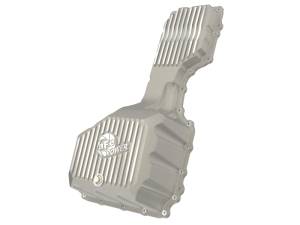aFe - aFe GM Diesel Trucks 20-25 V8-6.6L L5P POWER Street Series Engine Oil Pan Raw w/ Machined Fins 46-71370A - Image 1