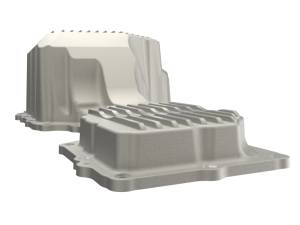 aFe - aFe GM Diesel Trucks 20-25 V8-6.6L L5P POWER Street Series Engine Oil Pan Raw w/ Machined Fins 46-71370A - Image 2