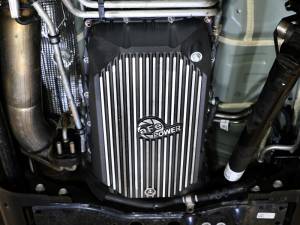 aFe - aFe 20-25 GM Diesel V8-6.6L L5P Transmission Pan w/ Machined Fins - Black 46-71380B - Image 2