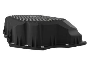 aFe - aFe 20-25 GM Diesel V8-6.6L L5P Transmission Pan w/ Machined Fins - Black 46-71380B - Image 7