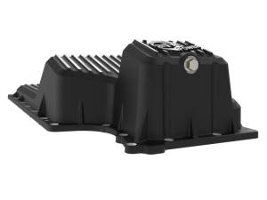 aFe - aFe 20-25 GM Trucks L6 3.0L Engine Oil Pan - Black w/ Machined Fins 46-71440B - Image 5