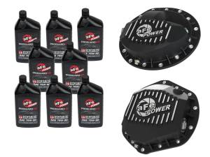 aFe - aFe Power Front/Rear Diff Cover Kit w/ Oil 03-13 Dodge L6 Trucks (AAM 9.25-14 & AAM 11.5-14) 46-7700AB - Image 1