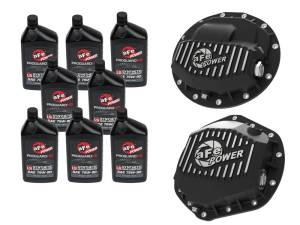 aFe - aFe Power Front/Rear Diff Cover Kit w/ Oil 13-18 Dodge L6 Trucks (AAM 9.25-12 & AAM 11.5/12-14) 46-7701AB - Image 1