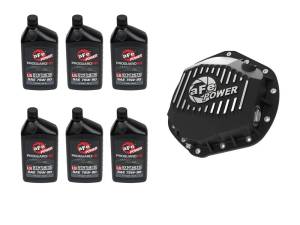 aFe - aFe Power Front/Rear Diff Cover Kit w/ Oil 01-10 GM Diesel Trucks V8 (AAM 9.25 & AAM 11.5-14) 46-7706AB - Image 1