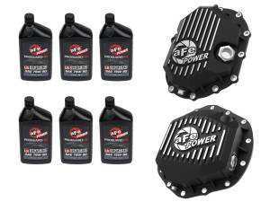aFe - aFe Power Front/Rear Diff Cover Kit w/ Oil 20-25 GM Diesel Trucks V8 (AAM 9.25-12 & AAM 11.5-12-14) 46-7708AB - Image 1