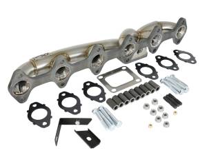 aFe - aFe Twisted Steel Header w/ T4 Turbo Manifold 03-07 Dodge Diesel L6-5.9L 48-32018 - Image 2
