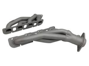 aFe Twisted Steel 304SS Short Header 15-22 Dodge Challenger SC V8-6.2L / 6.4L HEMI Titanium Coating 48-32031-T