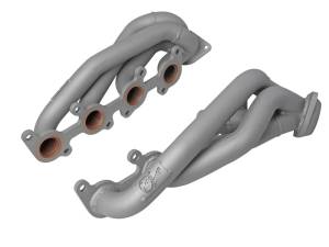 aFe - aFe Ford F-150 15-22 V8-5.0L Twisted Steel 1-5/8in to 2-1/2in 304 Stainless Headers w/ Titanium Coat 48-33025-1T - Image 1