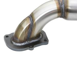 aFe - aFe POWER 14-18 Chevrolet Corvette C7 & Z06 Twisted Steel 3in 304 Stainless Steel Mid Pipe w/ Cat 48-34130-1YC - Image 3