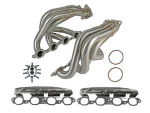 aFe - aFe Twisted 304SS Header 2020 Chevy Corvette (C8) 6.2L V8 - Brushed 48-34148-H - Image 5