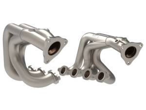 aFe - aFe Twisted 304SS Header 2020 Chevy Corvette (C8) 6.2L V8 - Titanium Ceramic Coated 48-34148-T - Image 1