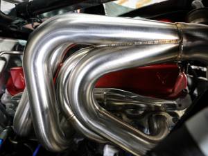 aFe - aFe Twisted 304SS Header 2020 Chevy Corvette (C8) 6.2L V8 - Titanium Ceramic Coated 48-34148-T - Image 4