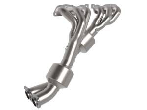 aFe - aFe 98-05 Lexus GS300 / 01-05 Lexus IS300 Twisted Steel 304 Stainless Steel Header w/ Cat 48-36017-HC - Image 1
