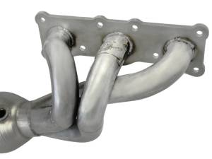 aFe - aFe 08-13 BMW 128i (E82/88) L6 3.0L Twisted Steel 304 Stainless Steel Long Tube Header w/ Cat 48-36307-1 - Image 4
