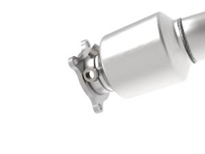 aFe - aFe 09-16 Audi A4/A5 (B8) L4-2.0L (t) Twisted Steel 3in. Downpipe - 304 Stainless w/ Cat 48-36410-YC - Image 3