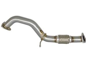 aFe - aFe Power Elite Twisted Steel 16-17 Honda Civic I4-1.5L (t) 2.5in Rear Down-Pipe Mid-Pipe 48-36605 - Image 3