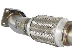 aFe - aFe Power Elite Twisted Steel 16-17 Honda Civic I4-1.5L (t) 2.5in Rear Down-Pipe Mid-Pipe 48-36605 - Image 7