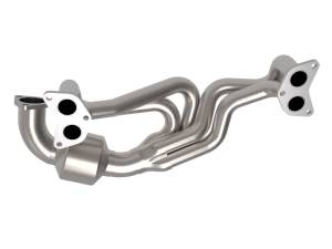 aFe - aFe Twisted Steel 304 Stainless Steel Header w/ Cat 13-19 Subaru Outback H4-2.4L 48-36804-HC - Image 6