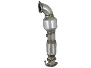 aFe - aFe Power Twisted Steel SS304 Downpipe 2.5in w/Cat 17-18 Hyundai Elantra L4-1.6L (t) 48-37001-1HC - Image 6