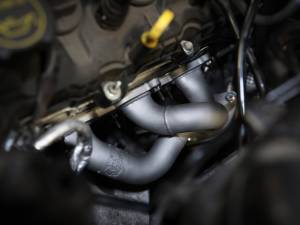 aFe - aFe Twisted Steel Shorty Header 11-17 Ford Mustang V6-3.7L - Titanium Coat Finish 48-43031-T - Image 3