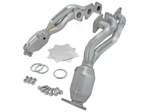 aFe - aFe 05-11 Toyota Tacoma V6-4.0L Twisted Steel 409 Stainless Steel Long Tube Header w/ Cat 48-46001-1HC - Image 6
