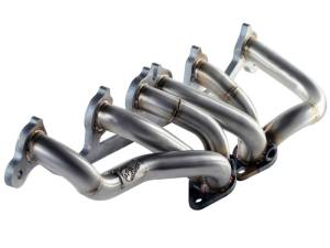 aFe Twisted Steel Header SS-409 HDR Jeep Wrangler TJ 00-06 I6-4.0L 48-46202