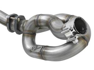 aFe - aFe POWER Twisted Steel Y-Pipe w/ Loop Relocation Pipe 12-18 Jeep Wrangler (JK) V6 3.6L 48-46207-PK - Image 2