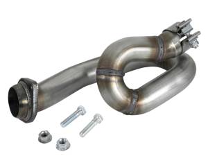 aFe - aFe POWER Twisted Steel Loop Relocation Pipe 2018 Jeep Wrangler (JL) V6-3.6L 48-48027 - Image 1
