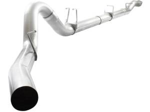 aFe - aFe Atlas Exhaust 4in Aluminized Cat-Back No Muffler/No Tip 11-13 Ford F-150 EcoBoost V6 3.5L (tt) 49-03041NM - Image 2