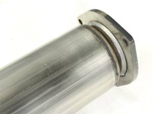 aFe - aFe Atlas 5in DPF-Back Aluminized Steel Exh Sys Ford Diesel Trucks 11-14 v8-6.7L td wrinkled blk tip 49-03055-B - Image 7