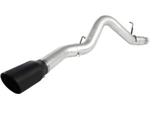 aFe - aFe Atlas Exhaust 5in DPF-Back Al Steel 11-13 GM Diesel Trucks V8-6.6L (td) LML (Blk Tip) 49-04041-B - Image 3