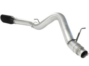 aFe - aFe Atlas Exhaust 5in DPF-Back Al Steel 11-13 GM Diesel Trucks V8-6.6L (td) LML (Blk Tip) 49-04041-B - Image 4