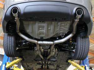 aFe - aFe MACH Force-Xp 3in 304 SS Cat-Back Exhaust 15-20 Dodge Charger Hellcat V8-6.2L/6.4L w/o Muffler 49-32070NM - Image 3