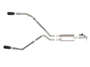 aFe - aFe Gemini XV 3in 304 SS Cat-Back Exhaust 19-21 Ram 1500 V8 5.7L Hemi w/ Black Tips 49-32081-B - Image 8