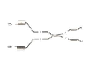 aFe - aFe 11-21 Dodge Durango V6-3.6L/V8-5.7L MACH Force-Xp 304 SS Cat-Back Exhaust System w/ Polished Tip 49-32086-P - Image 6