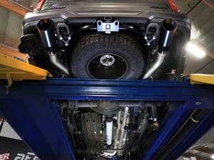 aFe - aFe 2025 Dodge RAM 1500 Vulcan Series 304 Stainless Steel Cat-Back Exhaust System w/ Black Tip 49-32087-B - Image 3