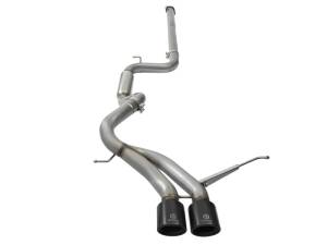 aFe - aFe Takeda 3in SS Exhaust Cat-Back 13-16 Ford Focus ST 2.0L Black Tips 49-33083-B - Image 2