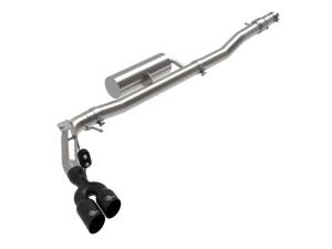 aFe - aFe Rebel Series 3in 304 SS Cat-Back Exhaust Side Exit w/ Black Tips 19-20 Ford Ranger L4-2.3L (t) 49-33119-B - Image 1