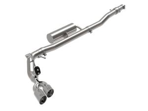 aFe - aFe Rebel Series 3in Cat-Back Exhaust Side Exit w/ Polished Tips 19-20 Ford Ranger L4-2.3L (t) 49-33119-P - Image 1