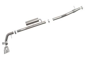 aFe - aFe Rebel Series 3in Cat-Back Exhaust Side Exit w/ Polished Tips 19-20 Ford Ranger L4-2.3L (t) 49-33119-P - Image 6