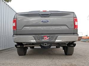 aFe - aFe Gemini XV 3in 304 SS Cat-Back Exhaust 15-20 Ford F-150 V6 2.7L/3.5 w/ Black Tips 49-33123-B - Image 7