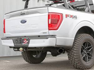 aFe - aFe Vulcan 3in 304 SS Cat-Back Exhaust 2021 Ford F-150 V6 2.7L/3.5L (tt)/V8 5.0L w/ Black Tips 49-33126-B - Image 3