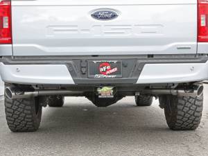 aFe - aFe Vulcan 3in 304 SS Cat-Back Exhaust 2021 Ford F-150 V6 2.7L/3.5L (tt)/V8 5.0L w/ Polished Tips 49-33126-P - Image 2