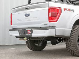 aFe - aFe Vulcan 3in 304 SS Cat-Back Exhaust 2021 Ford F-150 V6 2.7L/3.5L (tt)/V8 5.0L w/ Polished Tips 49-33126-P - Image 3