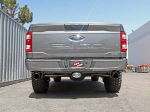 aFe - aFe Vulcan 3in 304 SS Cat-Back Exhaust 2021 Ford F-150 V6 2.7L/3.5L (tt)/V8 5.0L w/ Black Tips 49-33127-B - Image 5