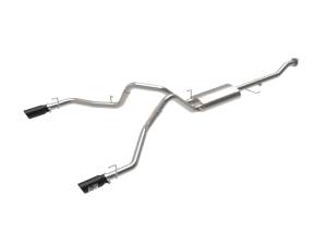 aFe - aFe Vulcan Series 3in 304SS Cat-Back w/ Black Tips 15-20 Ford F-150 V6 2.7L/35L(tt) / V8 5.0L 49-33130-B - Image 1