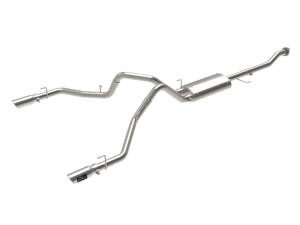 aFe - aFe Vulcan Series 3in 304SS Cat-Back w/ Polished Tips 15-20 Ford F-150 V6 2.7L/35L(tt) / V8 5.0L 49-33130-P - Image 1