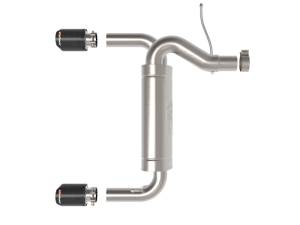 aFe - aFe Vulcan 3in 304 SS Axle-Back Exhaust 2021 Ford Bronco L4-2.3L (t)/V6-2.7L (tt) w/ Carbon Tips 49-33137-C - Image 5