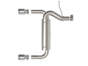 aFe - aFe Vulcan 3in 304 SS Axle-Back Exhaust 2021 Ford Bronco L4-2.3L (t)/V6-2.7L (tt) w/ Polished Tips 49-33137-P - Image 5