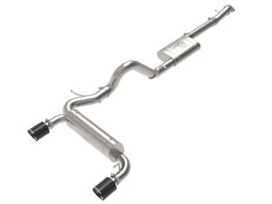 aFe - aFe 2021+ Ford Bronco L4-2.3L (t) / V6-2.7L (tt) Vulcan 3in. to 2.5in. SS Cat-Back - Carbon 49-33138-C - Image 1